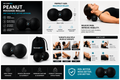 RecoverX Peanut Massage Roller