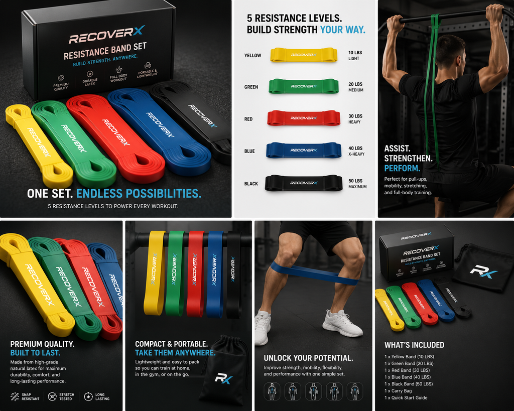 RecoverX Resistance Bands